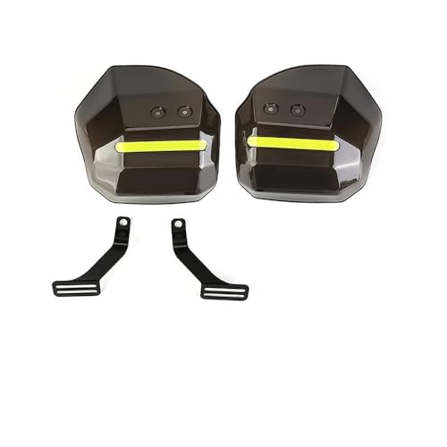 Protège-mains guidon moto anti-vent et pluie avec bande réfléchissante
