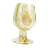 Alipis Marmor Weinglas Handgefertigter Kreativer Marmor Weinbecher für Stilvolle Wohnkultur Einzigartiges Design Natürlicher Look für Geschenkideen und Kreative