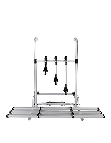 Quipon - Portabicicletas (3 Unidades, 60 kg), Color Plateado