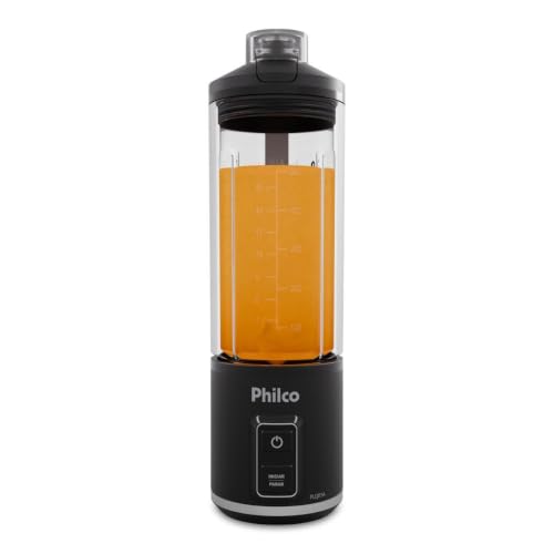 Liquidificador Portátil Philco 700ml Sem Fio 120W PLQ01A