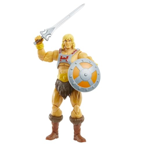 Masters of the Universe (Masters del Universo Revelation) Figura He-Man, muñeco articulado de juguete (Mattel GYV09)