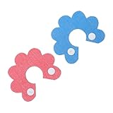 Toddmomy 2pcs Bird Accessory Parrot Collar Cone for Biting Birds Elizabethan Collar for Parrots Pet for Recovery Red Blue