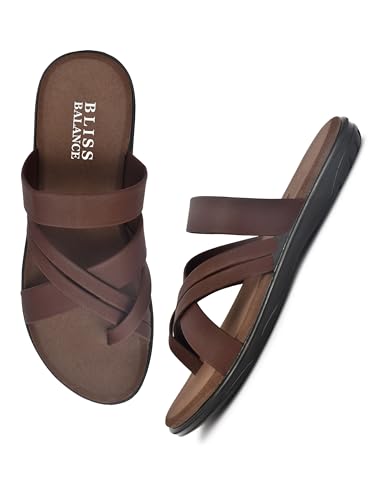 Image of Super Extra Soft Diabetic & Orthopedic Slippers /Doctor Chappal for Heel Pain Cushioned Lightweight Comfortable Stylish Flip-Flops Everyday Wear DailyUse For Men'sBB1017