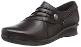 cuero Clarks Hope Roxanne, Mocasines para Mujer, Negro (Black), 38 EU