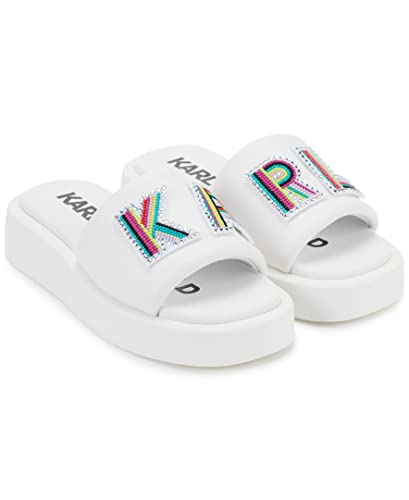 Image of KARL LAGERFELD Women's Opal Embellished Platform Sandal