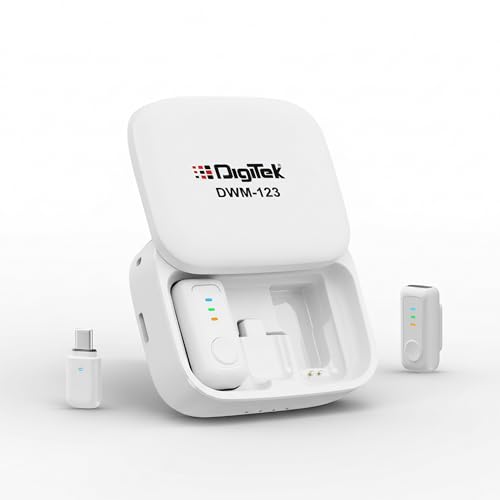 Digitek (DWM 123 2-in-1 Wireless Microphone System with Charging ...