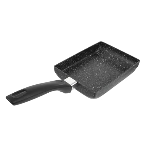 Alipis Padella Antiaderente per Frittate Padella per Colazione in Pietra Ergonomico e Isolamento Compatibile Induzione per Cucinare