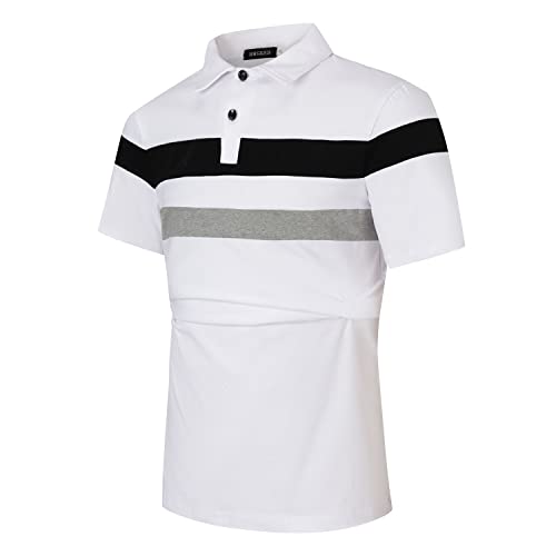 Slim Fit Polo Shirts for Men - Casual Golf Shirts