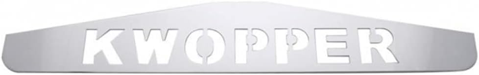 United Pacific 10435 4" x 24" Kwopper Bottom Mud Flap Plate (Welded Stud)