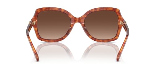 COACH Women's HC8295 Square Sunglasses, Caramel Tortoise/Brown Gradient Polarized, 56 mm4