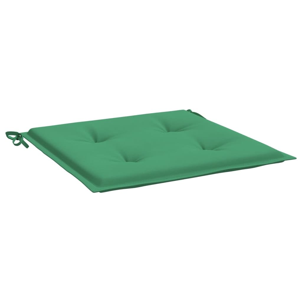 Lot De 6 Coussiens De Jardin Carrés 45x45x2 Cm - Housse Polyester Résistante à L'Eau, Rembourrage Mousse - Gris Clair