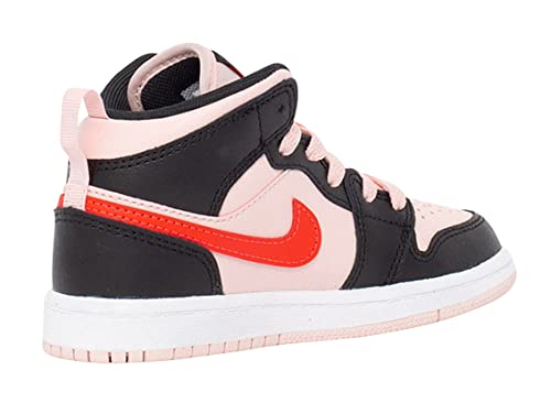 Little Kid's Jordan 1 Mid Atmosphere/Infrared 23-Black (640734 604)3