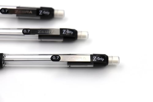 Image of Zebra Pen Z-Grip Mechanical Pencil, 0.7mm #2 HB, Clear Barrel, 24-Pack