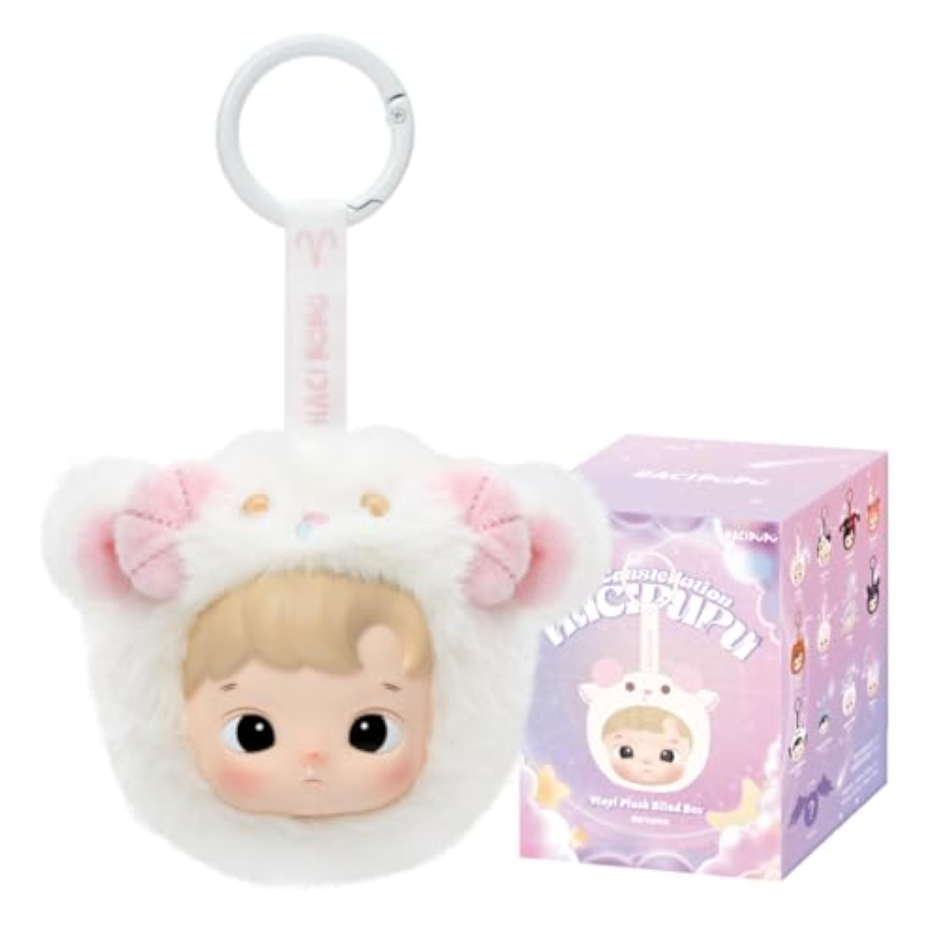 POP MART HACIPUPU The Constellation Series-Vinyl Plush de Acción Popular Figura Coleccionable y Adorable Juguete Artístico Regalo Creativo 1PC