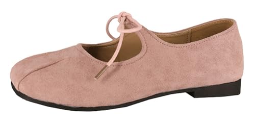 Niction PU Leather Flats for Women Trendy Bow Pointed Toe Flat Shoes Fall Mary Jane Ballet Flats Shoes Casual Cute Comfortable Dressy Work Flat 2025