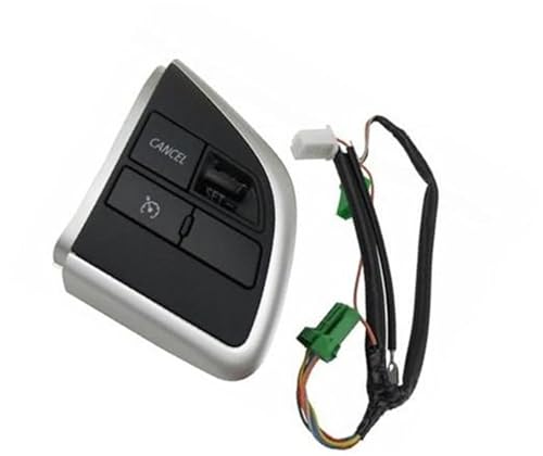 ZAPYVET Botón de control de crucero del coche, for Mitsubishi, Outlander 3, ASX, Mirage L200 Accesorios del coche Control de crucero Botón del volante Interruptor de volumen de audio Kit de interrupto