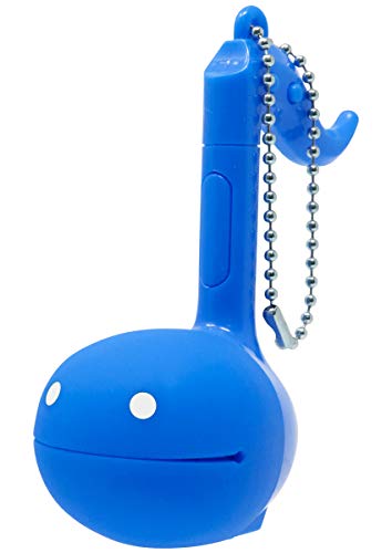 Image of Otamatone Melody Musical Electronic Instrument Toy Keychain - Blue