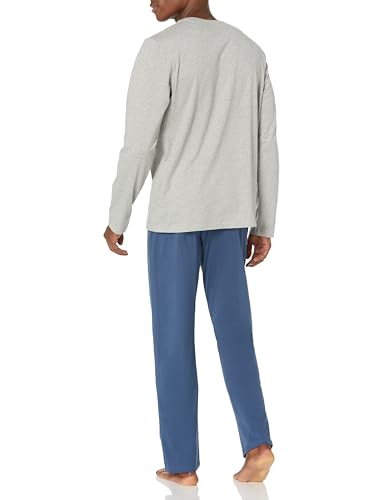 GUESS Men's Solid Pj Set Long2