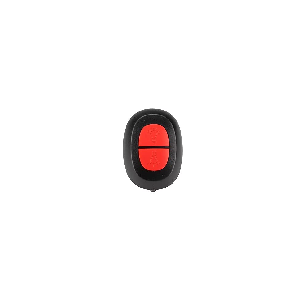 Interbaby Specchio auto per seggiolino posteriore con luci Led e telecomando, Nero