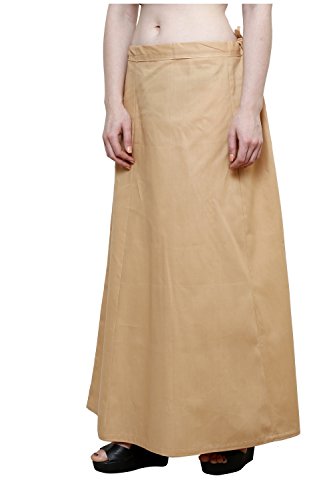 Image of Pistaa's combo of Women's Cotton Best Plain Solid Indian Readymade Inskirt Saree petticoats