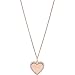 Produktbild Fossil Roségoldfarbene Halskette mit Vintage-Anhänger für Damen