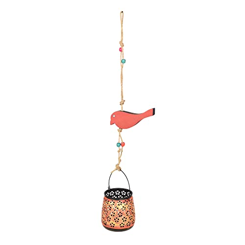 Image of AAKRITI ART CREATIONS Handcrafted Cardinal Bird Feeder