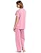 Exquisite Form Women's Coloratura Sleepwear Short Sleeve Pajama Set 90107