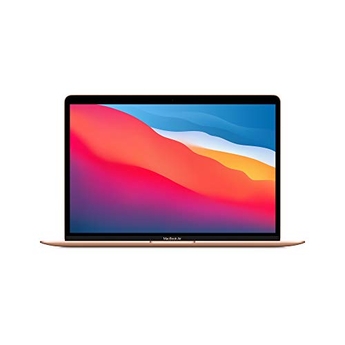 Apple MacBook Air ラップトップ (2020): Apple M1 チップ、13 インチ Retina ディスプレイ、8 GB RAM、256 GB SSD、バックライト付きキーボード、FaceTime HD カメラ、Touch ID センサー、ゴールド
