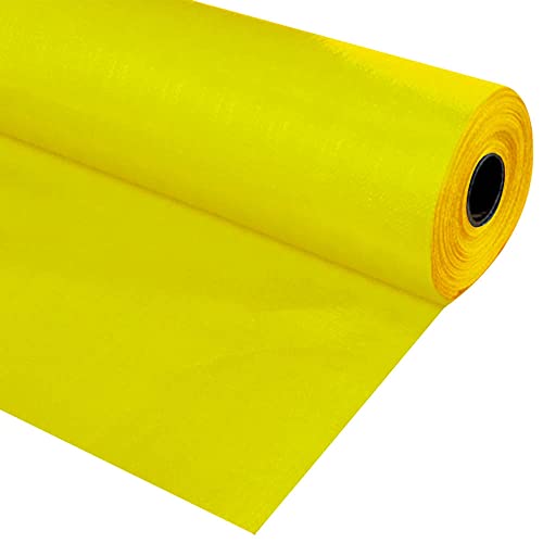 Toldos Carpas Y Sombrillas, Tools Genérico Rollo Lona Rafia Reforzada 180gr 2m de Ancho x 100m de Largo (Amarillo)