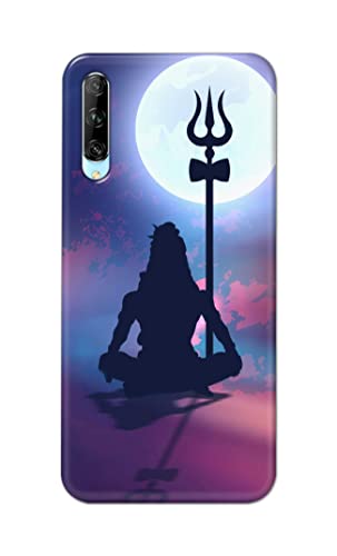 Image of Printed Hard Back Cover Case for Honor 9X Pro | Huawei Y9s Back Cover (Lord Shiva) -702
