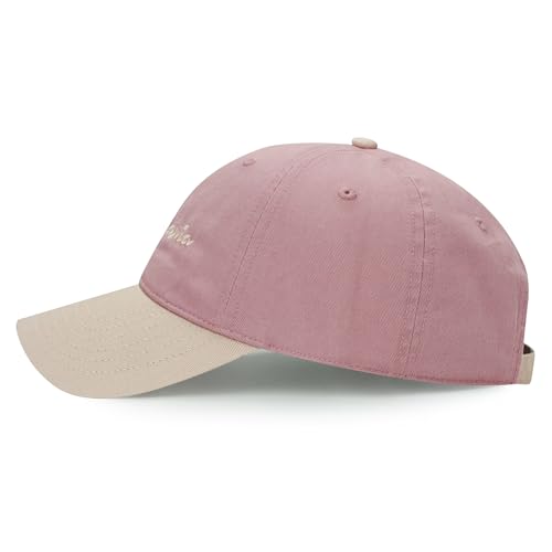 Gorra de béisbol de algodón ajustable para mujer miniatura 5