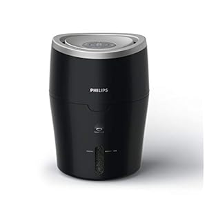 Philips Series 2000 Luftbefeuchter – für Räume bis 40 m², mit NanoCloud-Technologie, 3 Geschwindigkeitsstufen, Sleep-Modus, 2-Liter-Tank (HU4814/10)