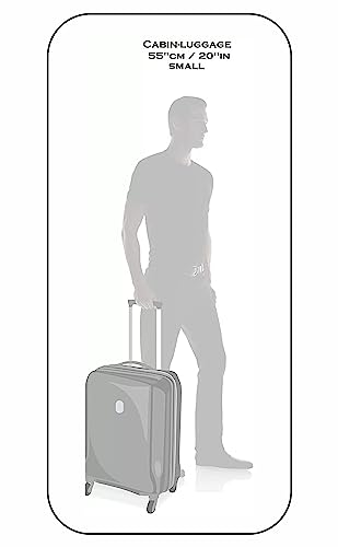 Small-Cabin-Suitcase-55cm-Polyester-Soft-Side-Luggage-Trolley-Bag-Luggage-Black