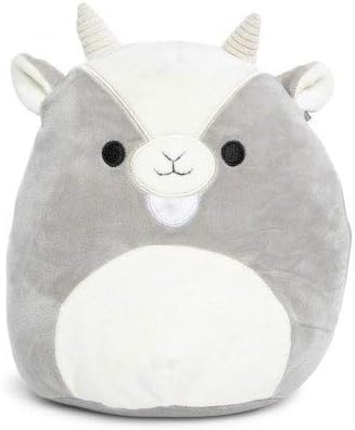 Squishmallow New Kellytoy 8 Inch Goat- Super Soft Plush Toy Animal Pillow Pal Buddy Stuffed Animal Birthday Gift Holiday Spring