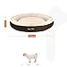 Feandrea Hundebett, Hundekorb, Katzenbett, Donut, Ø 75 cm, braun PGW075C01
