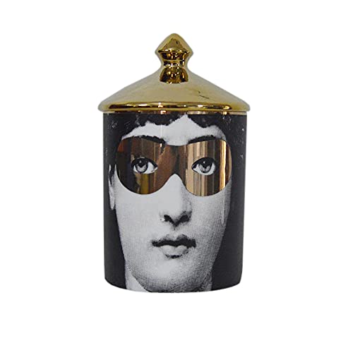 Barattolo Decorativo Lina Cavalieri In Ceramica | Portacandele, Portapenne O Vaso - Design Elegante - Foto 4