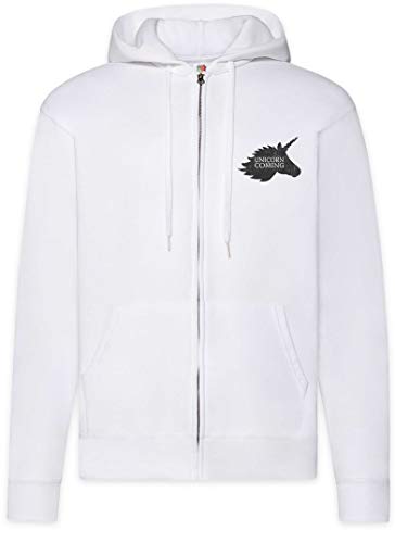 Sweat à Capuche pour Homme Urban Backwoods Unicorn zippé contre le froid