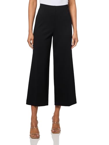 Elastic No Waist Wide Leg Crop Pant