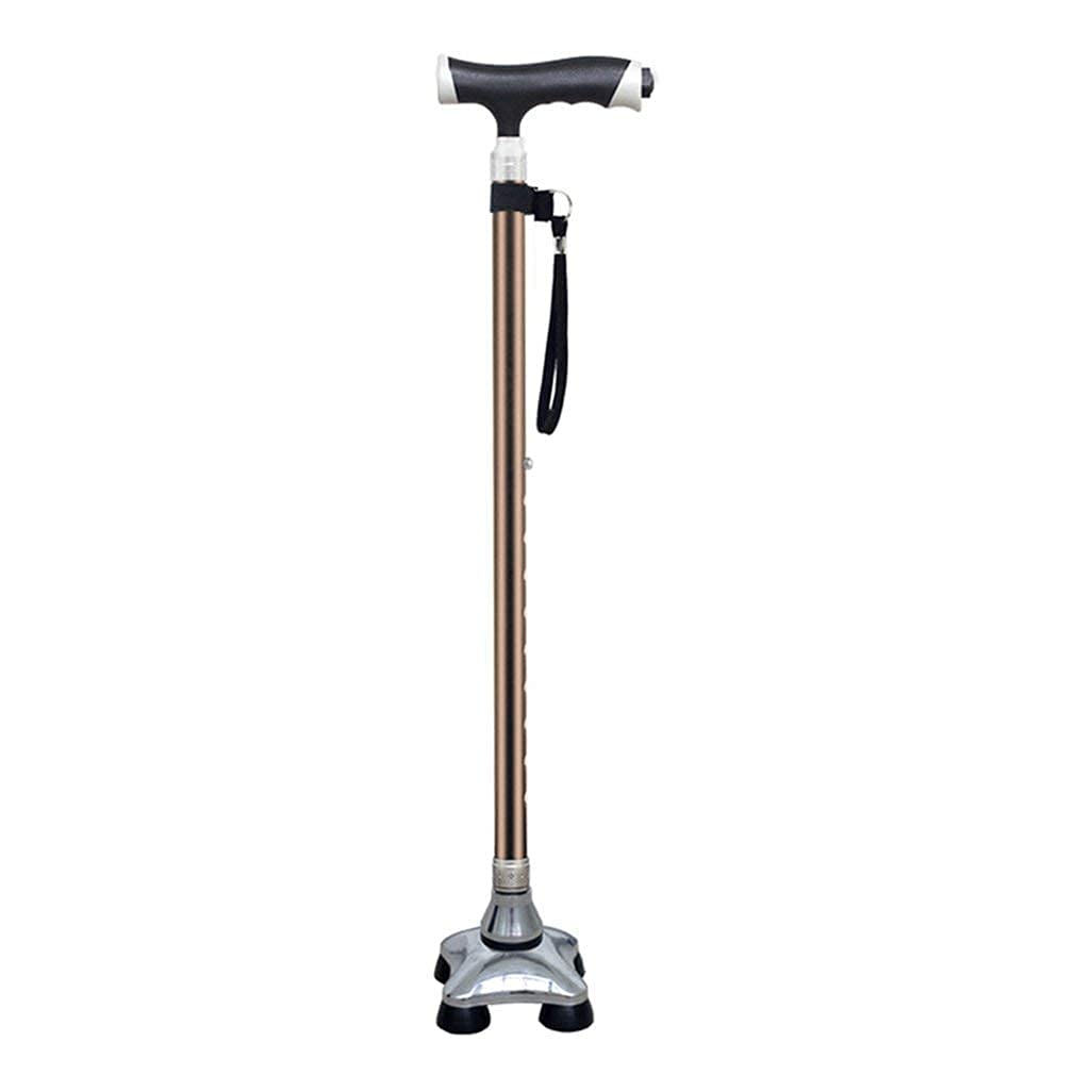 Andadores para Personas Mayores Bastones Bastones con luz LED Muletas de Mango ergonómico 10 Niveles de Altura Ajustable para Hombres o Mujeres Discapacitados y Ancianos Bastón de Movilidad Andador