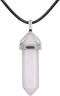 White Quartz Necklace for Men and Women