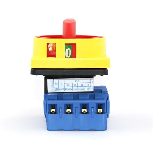 Interrupteur de coupure de charge 4P 25A sectionneur rotatif de sécurité SZD11
