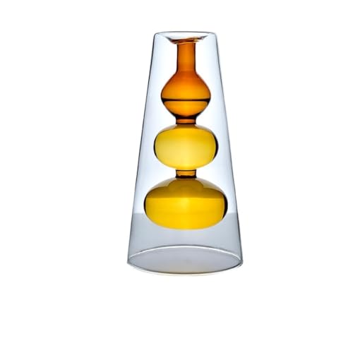 Vase en verre créatif dispositif de fleur hydroponique - 2