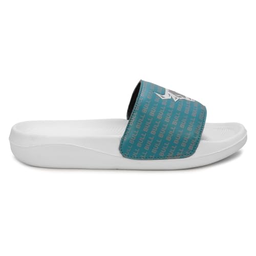Image of PERY-PAO Sliders for Men | Lightweight Comfortable Boys Slippers | Flip-Flops White | Black | Sea Green | Red