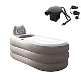 Bañera inflable para adultos, portavasos