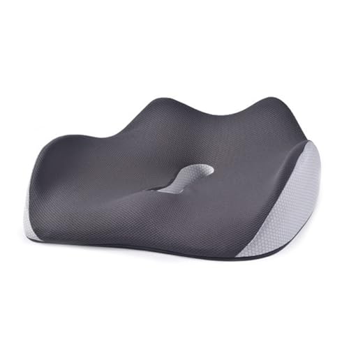 Car Seat Cushion, Ergonomic Memory Foam Office Chair Cushion, Heightening Wedge Booster Seat Pad for Short People Driving, Universal Seat Cushions for Sciatica/Lower Back Pain Relief