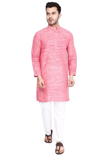 Image of Men's Khadie Cotton Relaxed Straight Kurta