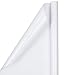 JAM Paper Gift Wrap - Glossy Wrapping Paper - 50 Sq Ft Total (30 in x 10 Ft Each) - White - 2 Rolls/Pack