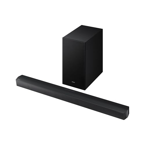 SAMSUNG Barra de Sonido HW-B650F/ZF con Dolby Adio/DTS Virtual:X 3.1ch, Modo de Juego, Sonido Inteligente, conexión múltiple Bluetooth, Color Negro