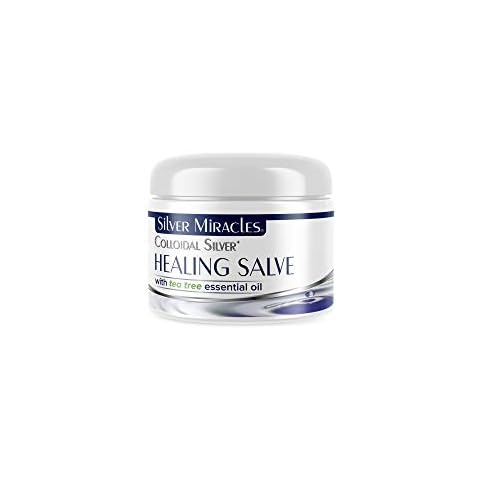 Silver Miracles Colloidal Silver Tea Tree Salve - helps heal and protect - 1oz Cover