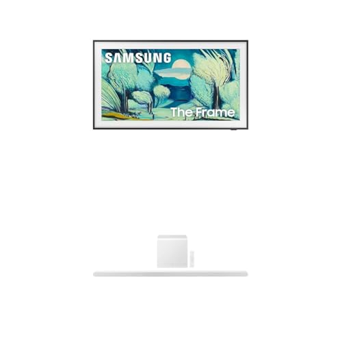 Image of Samsung 65-Inch Class The Frame LS03F 4K QLED Smart TV (2025 Model) Modern Frame Design + SAMSUNG S801D 3.1.2ch Soundbar w /Wireless Dolby Atmos Audio, Ultra Slim Design, Q-Symphony, HW-S801D /ZA